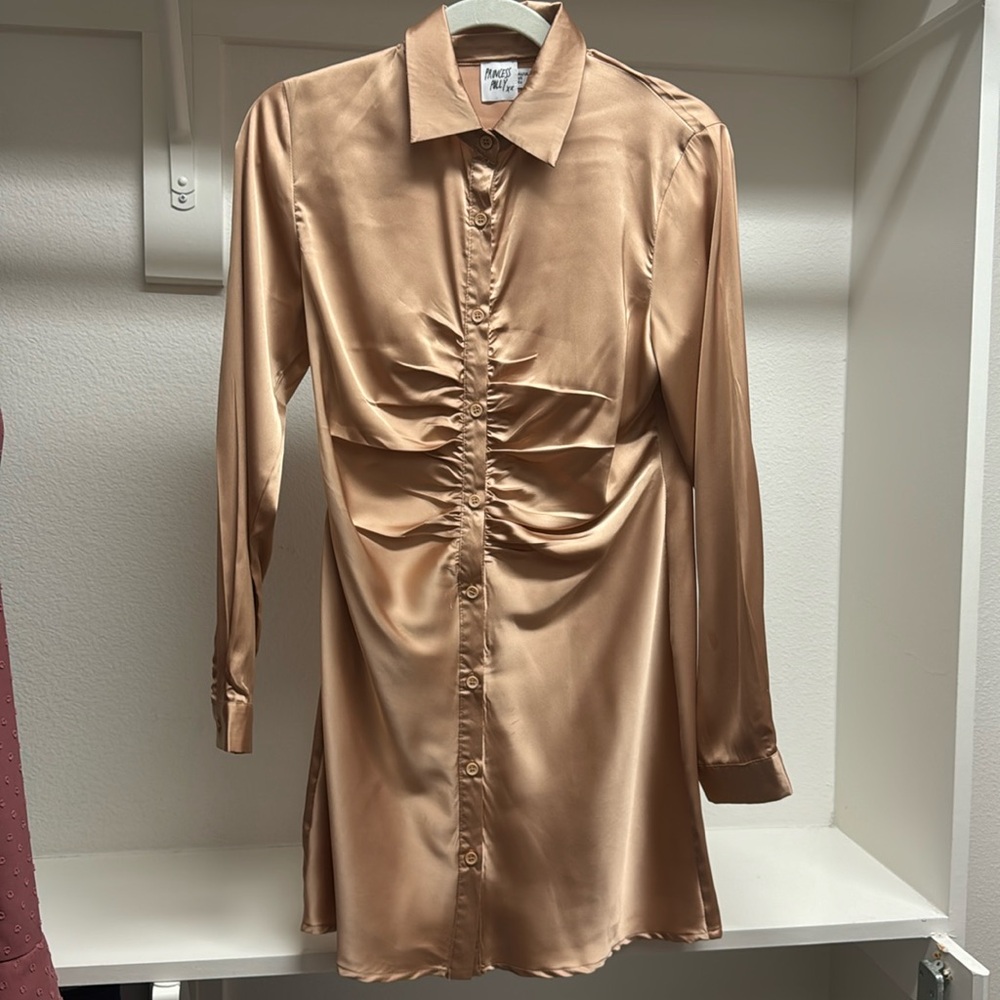 Gold Princess Polly Dress